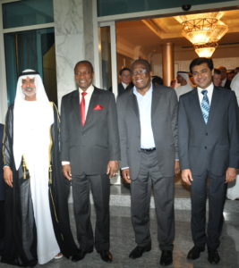 H.H Sheikh Nahyan Bin Mubarak & President of Guinea